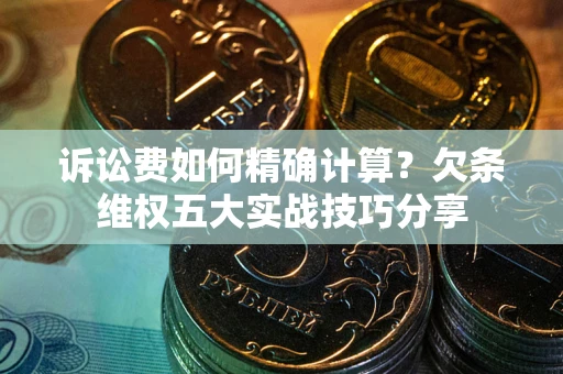 济南诉讼费如何精确计算？欠条维权五大实战技巧分享