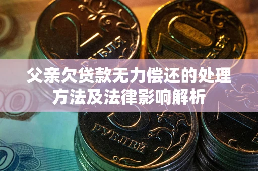 济南父亲欠贷款无力偿还的处理方法及法律影响解析