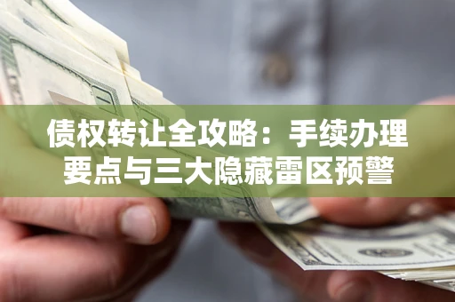 济南债权转让全攻略：手续办理要点与三大隐藏雷区预警
